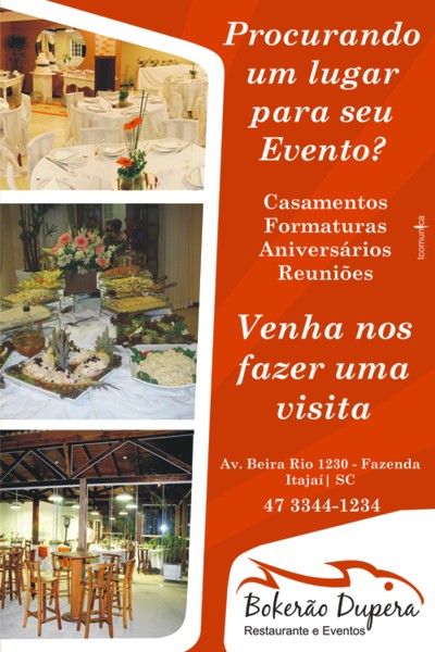 Procurando um lugar para seu Evento ? Casamentos - Formaturas - Aniversários - Reuniões - Venha nos fazer uma visita - Bokerão Dupera Restaurante e Eventos